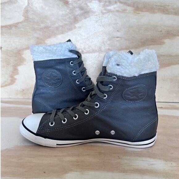 Converse All Star -CT Dainty Hi Top -Sneakers -Dark Green -Women's - 8 - 544934C - Picture 1 of 10